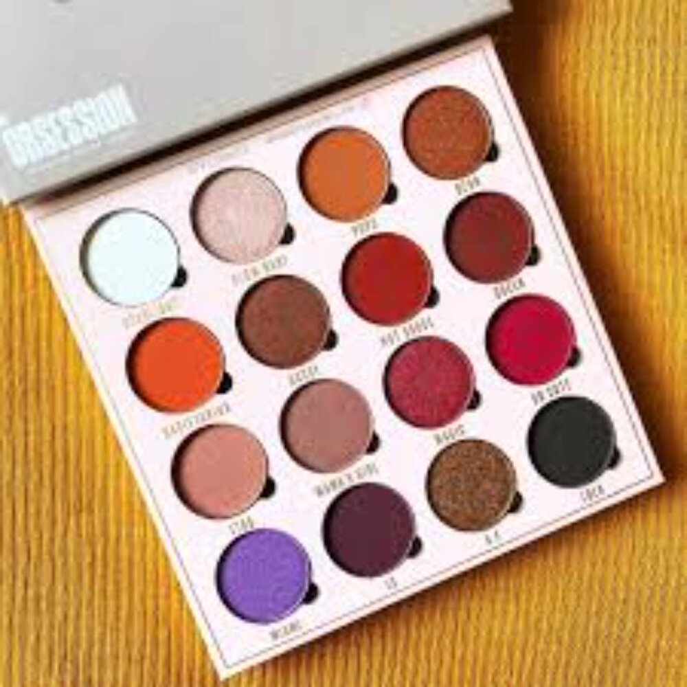Makeup Obsession Belle Jordan Eyeshadow Palette New 16 Pan Shadow Palette NWT